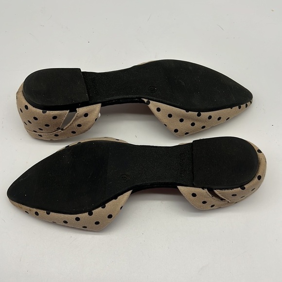 Gap Tan with Black Polka Dot Flats size 8 - Picture 8 of 10